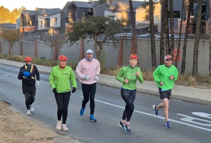 midrandstriders's tweet photo. Sunday Club Run x @midrandstriders | Kyalami Corner πββοΈπββοΈ #runningcommunity #toprunner #GreenMambaEffectππ₯ #Mamushi #megantheestallion https://t.co/Sxa7XhHeeC