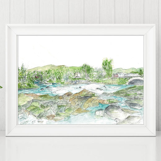 morvennauk's tweet photo. My 'North Berwick' and 'Falls of Dochart' prints make a lovely combination of designs of I don't say so myself! At only £12 each, why not treat yourself! https://t.co/4t89vOM5rj #Morvenna #scottishart #northberwick #fallsofdochart #ukgifthour #ukgiftam #shopindie #watercolour https://t.co/Q25DOe4HsH