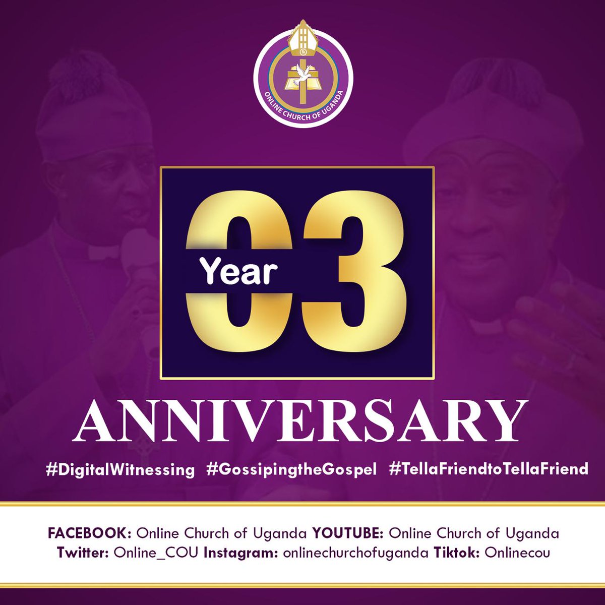 CyrusMulwana's tweet image. Three years of immense spiritual conquer of the virtual space. @Online_COU, to God be the Glory. 🙌🏾