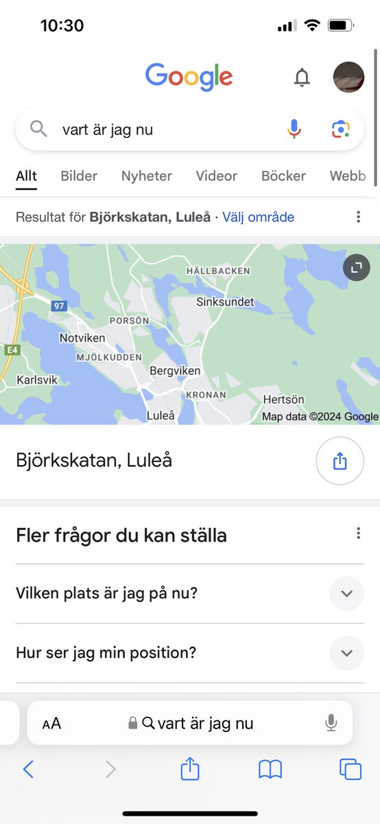 Fernet1921's tweet photo. Bra nivå på fyllan när man gått in på Google och kollat vart man är?! https://t.co/VfL9K9VBRv