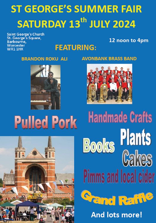 If it's not in your diary yet then don't forget to come to our Summer Fair on Saturday!