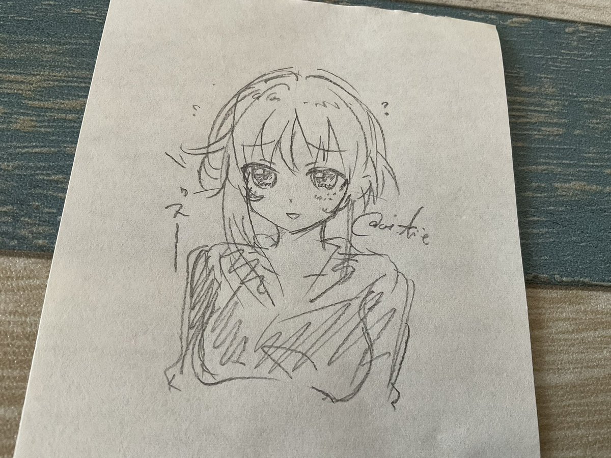 3年ぶりくらいにアナログで描いた… 