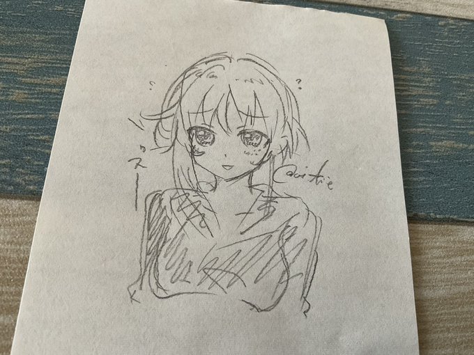 3年ぶりくらいにアナログで描いた… 