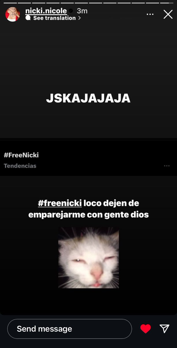 laudukislove's tweet image. madre nos ha regañado #FreeNicki