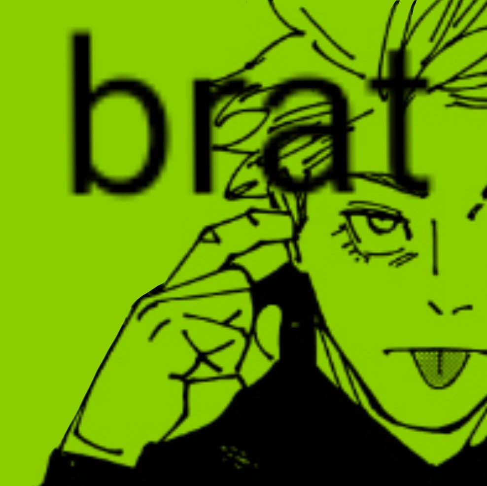 satorusmaxf1's tweet photo. brat https://t.co/2LeCMPIQNa
