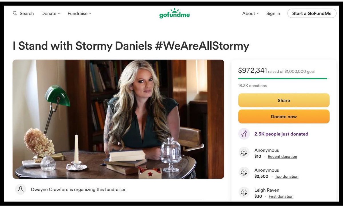 Trump is out here having people who hate him raise money for him. Never before in politics has a candidate gotten the opposition to raise a million dollars for them—an unprecedented feat.