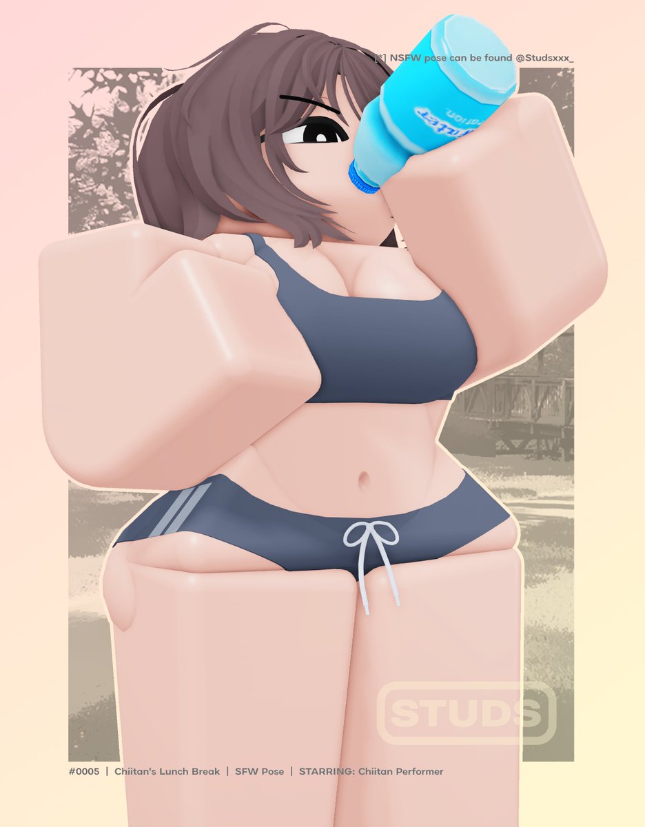 Studsxxx's tweet photo. #Roblox 
Chiitan’s Lunch Break (Sfw)
3/6 https://t.co/xe75wVKCuz