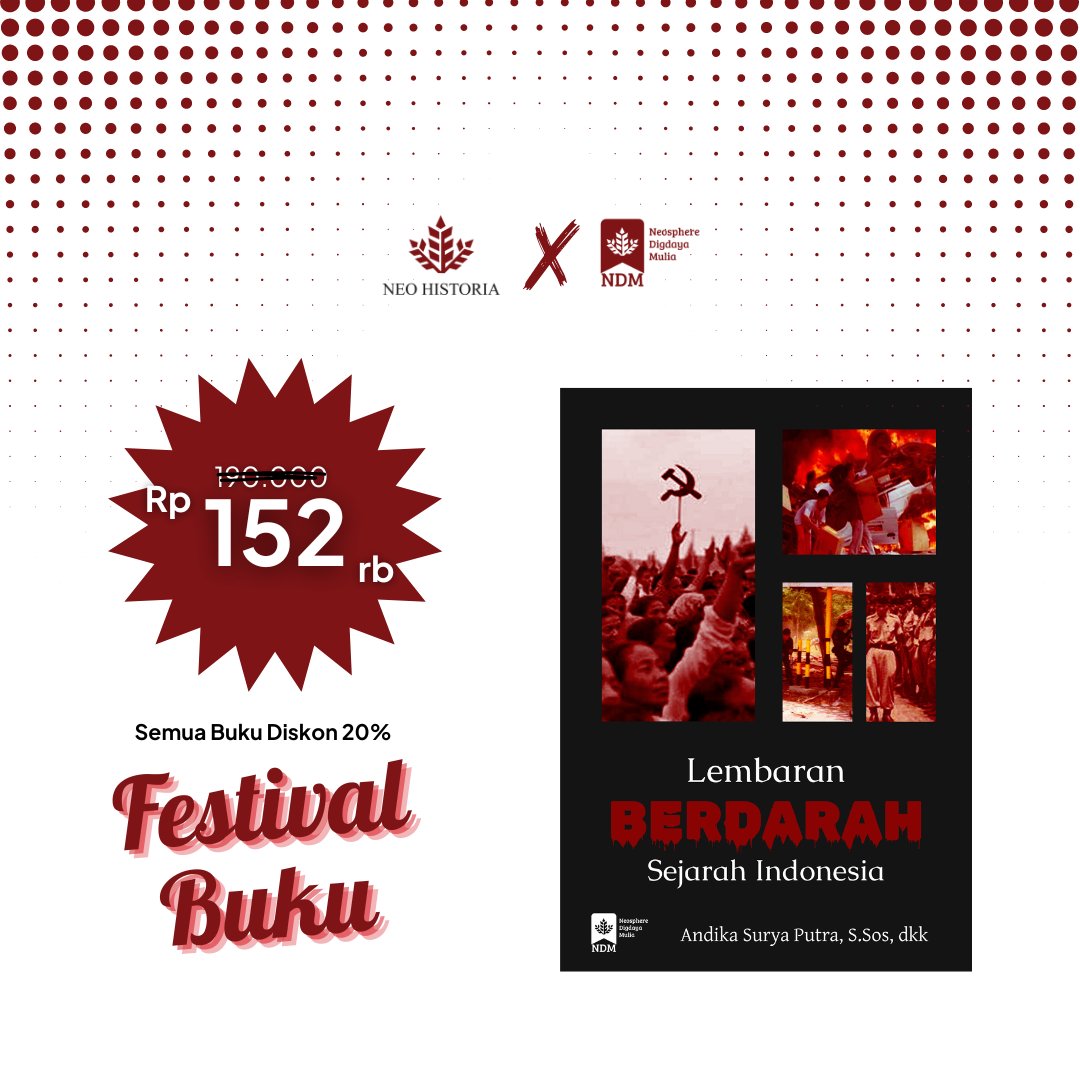 neohistoria_id's tweet photo. Kisah kelam ini dibahas dengan lebih mendalam di buku "Lembaran Berdarah Sejarah Indonesia" yang bisa dipesan dengan menghubungi WhatsApp 0852-2024-5796 atau klik https://t.co/XACArMscfk

Preview buku: https://t.co/NAESWE89kQ https://t.co/wciIU4b99v