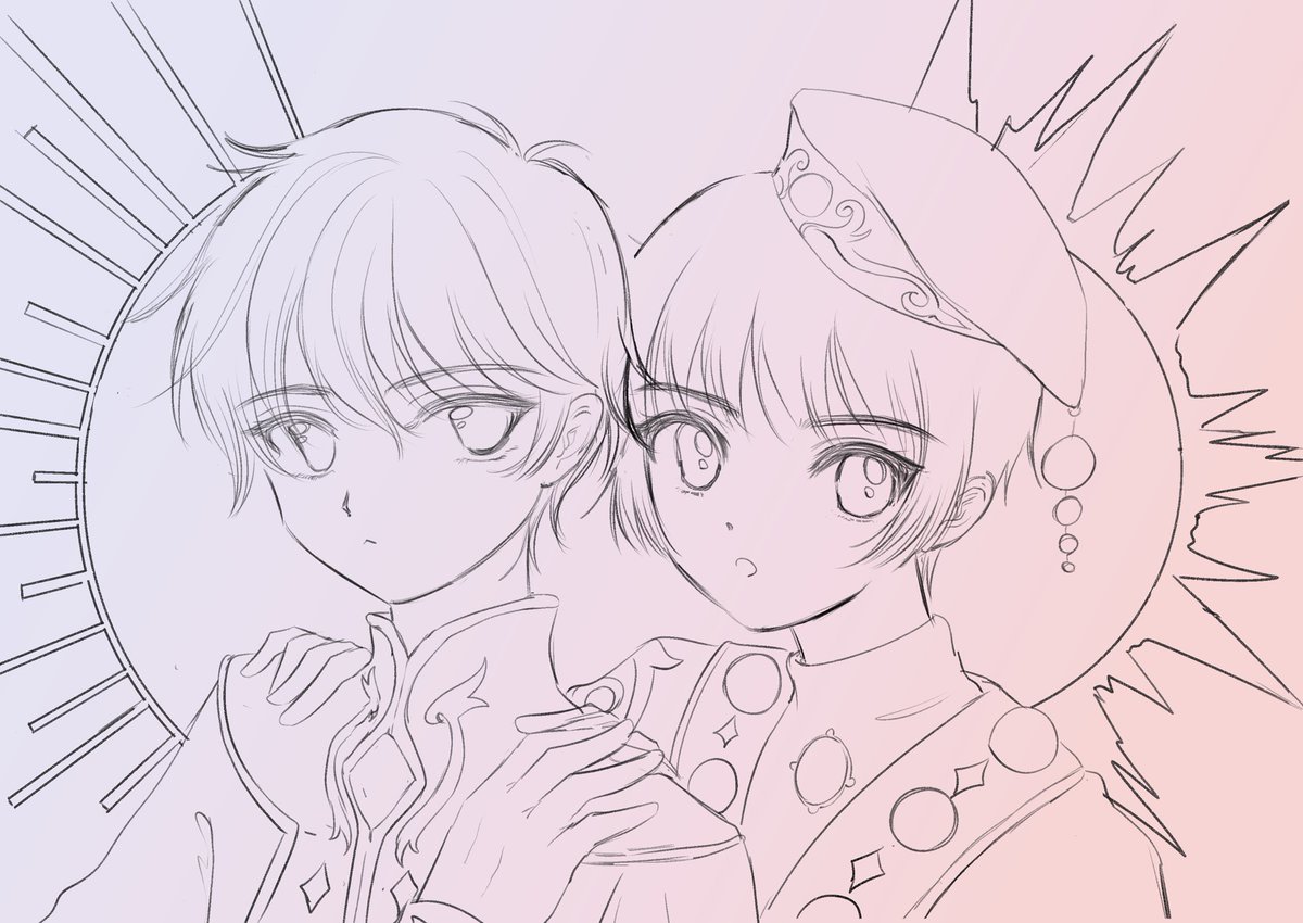 神威ちゃんほんと描き慣れなくてバブちゃんみたいになった。下書きはもっとバブ

相変わらず昴流も北都ちゃんになっちゃうし… 