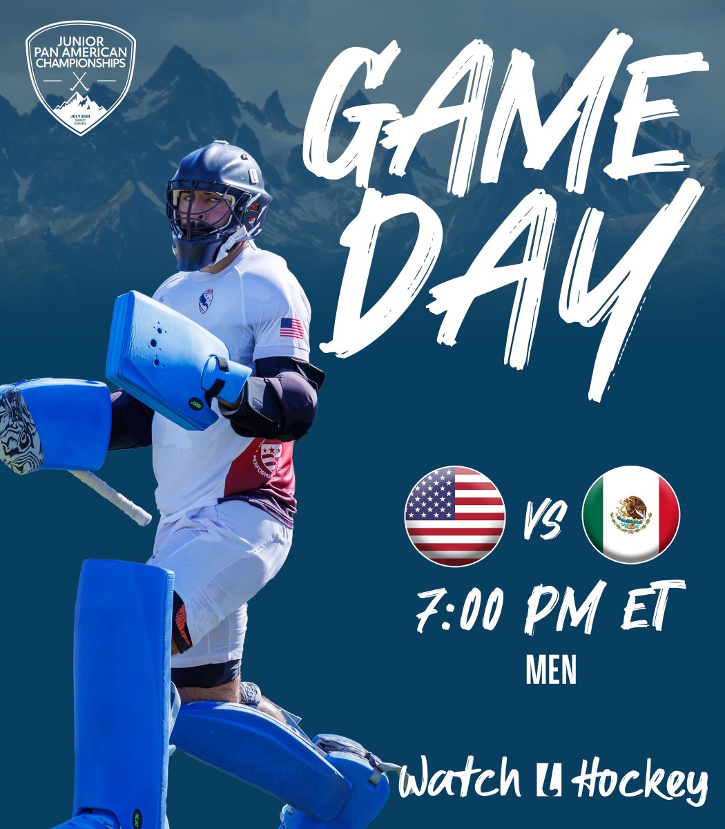 GAME DAY! #JPAC2024

Today, it will be a match-up between the No. 7 U-21 USWNT and No. 2 Argentina at 5 p.m. ET, followed by the No. 25 U-21 USMNT facing No. 44 Mexico at 7 p.m. ET.

Fans can stream all matches live on watch.hockey.