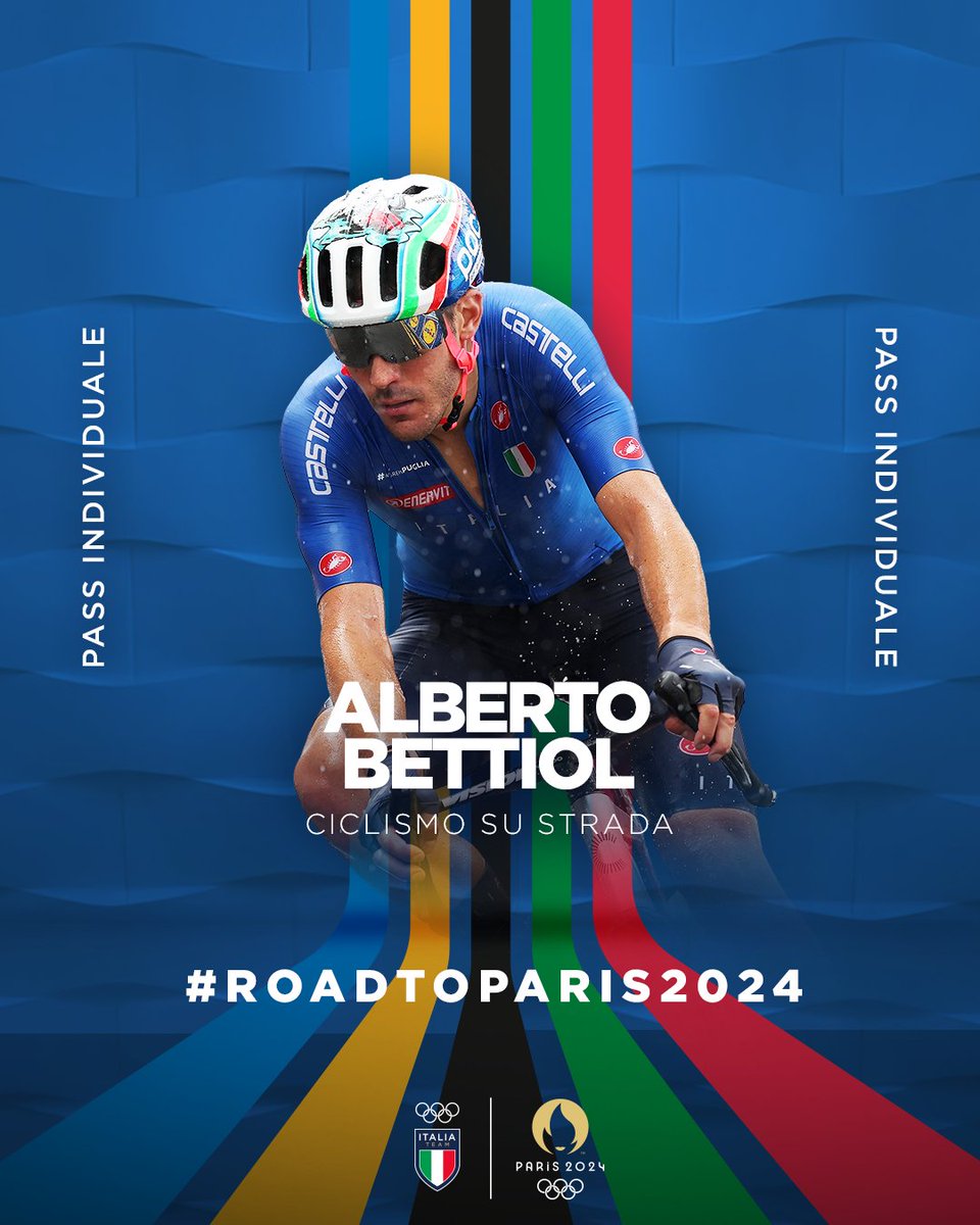 ItaliaTeam (@italiateam_it) on Twitter photo LUPO ALBERTO!!! ✌️
Il campione italiano di ciclismo su strada Bettiol sarà in gara a <a href="/Paris2024/">Paris 2024</a> sia a cronometro sia nella prova in linea!! 🚴♂️
Evvaiiiiiii 🤩🤩🤩
👉 bit.ly/3zvFYrB
#ItaliaTeam <a href="/Olympics/">The Olympic Games</a> #RoadToParis2024 #RoadToParis <a href="/Federciclismo/">F.C.I.</a> <a href="/AlbertoBettiol/">Alberto Bettiol</a> LUPO ALBERTO!!! ✌️
Il campione italiano di ciclismo su strada Bettiol sarà in gara a <a href="/Paris2024/">Paris 2024</a> sia a cronometro sia nella prova in linea!! 🚴♂️
Evvaiiiiiii 🤩🤩🤩
👉 bit.ly/3zvFYrB
#ItaliaTeam <a href="/Olympics/">The Olympic Games</a> #RoadToParis2024 #RoadToParis <a href="/Federciclismo/">F.C.I.</a> <a href="/AlbertoBettiol/">Alberto Bettiol</a>
