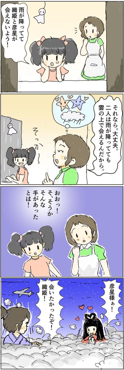 雨の七夕 