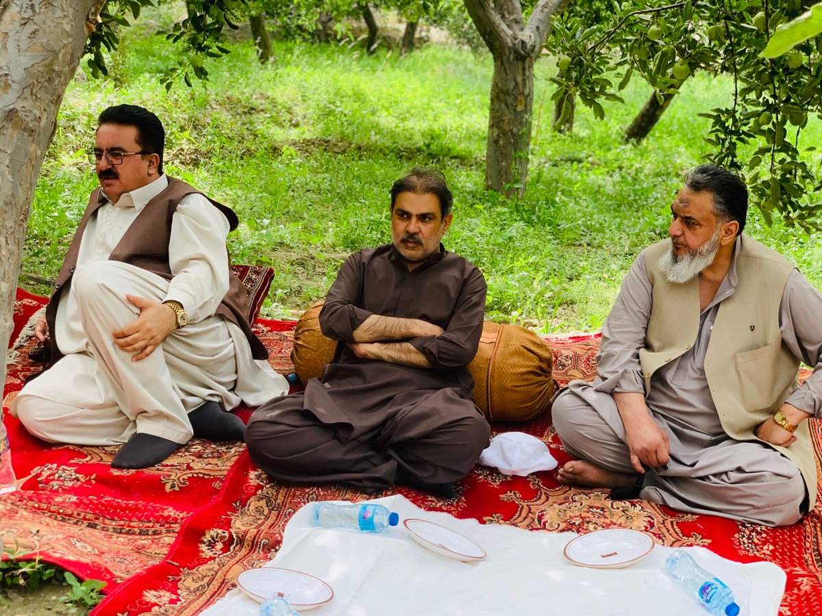 asfandyarkk's tweet photo. Delighted to host my esteemed fellow MPAs Haji Wali Noorzai, Samad Gorgaij, Obaid Gorjaig, Sardar Faisal Jamali, Sardar Haroon Jamali, and Liaquat Lehri and other friends at a scenic spot in my hometown #Barshore, #Pishin. https://t.co/wZs17y6rHs