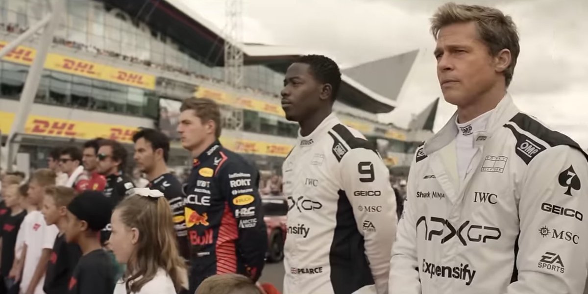DiscussingFilm's tweet photo. First look at ‘F1’, starring Brad Pitt and Damson Idris.

From ‘Top Gun: Maverick’ director Joseph Kosinski. https://t.co/Ex1o1uOlfF