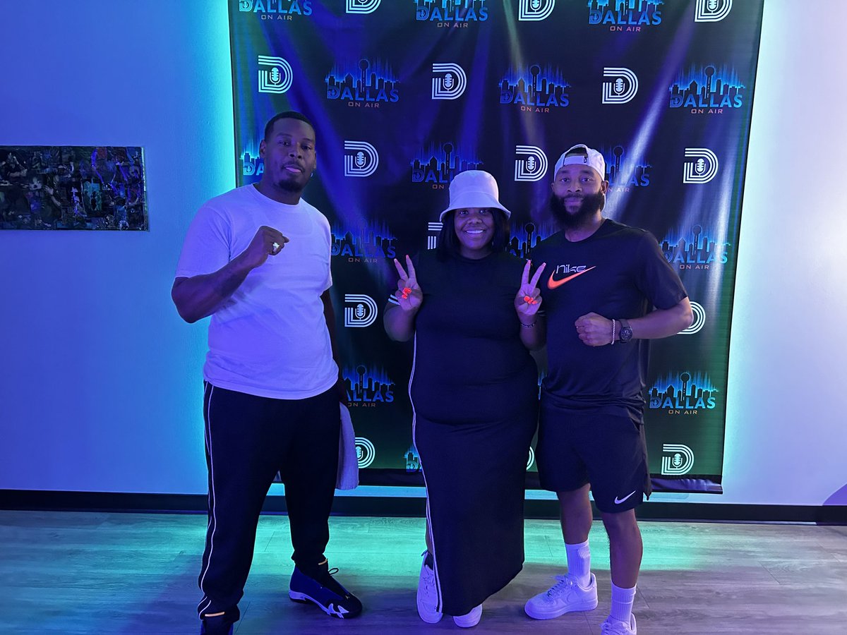 moniithemogul's tweet photo. It’s been a lil while, but WE BACK! Tapped in with @YolapaYola972 and Coach King on last nights episode of the @972ers. Click the link, go listen like and subscribe. Stay Dangerous! https://t.co/d1vHjDb0sD https://t.co/CsO6cGGfvX