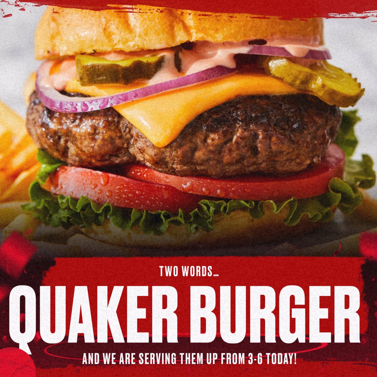 Make your plans to join us today 3-6 at First Town Days!
- Coaches selling Quaker Burgers
- Players in the dunk tank
What a great way to wrap up your holiday weekend!
#together