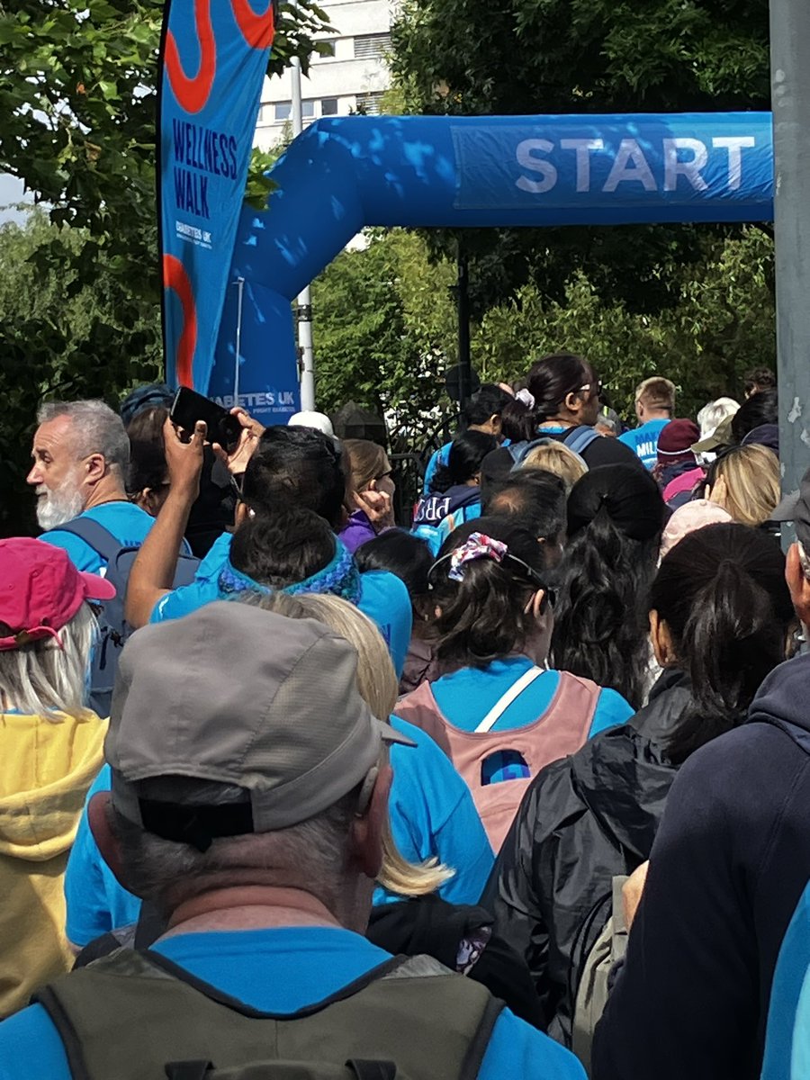 #Diabetesuk #wellnesswalkbirmingham Fantastic morning seeing the sights, raising money and awareness and remembering a very special man