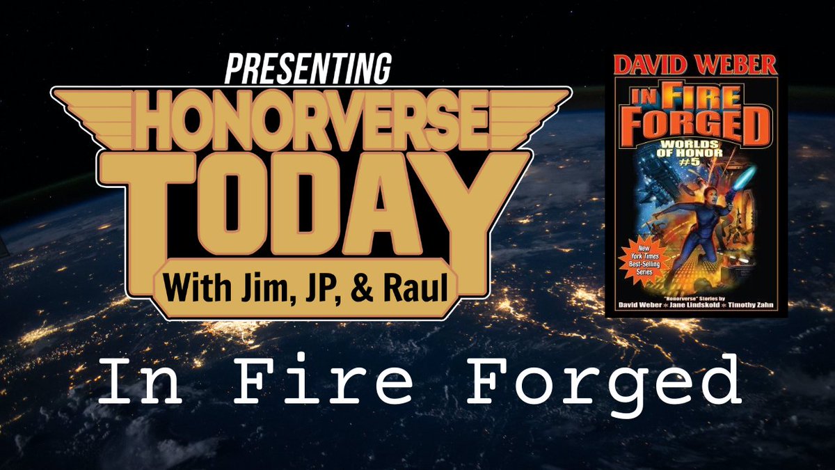 TPEnetwork's tweet image. On this episode of the Honorverse Today, your hosts discuss the 5th Anthology, In Fire Forged. The book being discussed includes three short stories and a technical essay by a fictitious character who explains how armor on starships works. #honorverse
tpenetwork.com/hvt-023-in-fir…