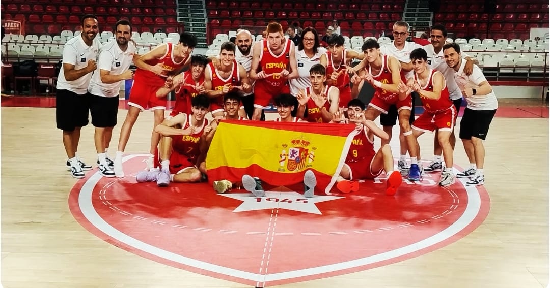 BaloncestoESP's tweet photo. Dos TÍTULOS 🇪🇸 en el Torneo de la Amistad de Varese 🔝

#U15M 🇪🇸
🇪🇸🆚🇬🇷 (71-54)
🇪🇸🆚🇮🇹 (80-65)
🇪🇸🆚🇫🇷 (85-71)

#U15F 🇪🇸
🇪🇸🆚🇬🇷 (109-28)
🇪🇸🆚🇮🇹 (69-57)
🇪🇸🆚🇫🇷 (38-34)

#SomosEquipo https://t.co/6tqwPVnxNg