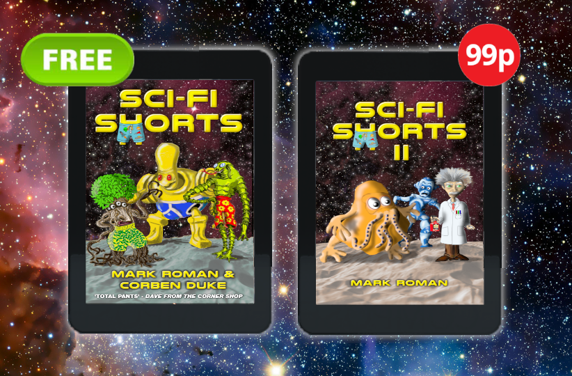 Sci-Fi Shorts Book 1 by Mark Roman &amp; Corben Duke is currently FREE on Amazon.

Amazon’s AI-generated review says:

“Customers find the book highly enjoyable and hard to put down. They also appreciate the excellent stories, long and short.”

amazon.com/dp/B07XF29B9B