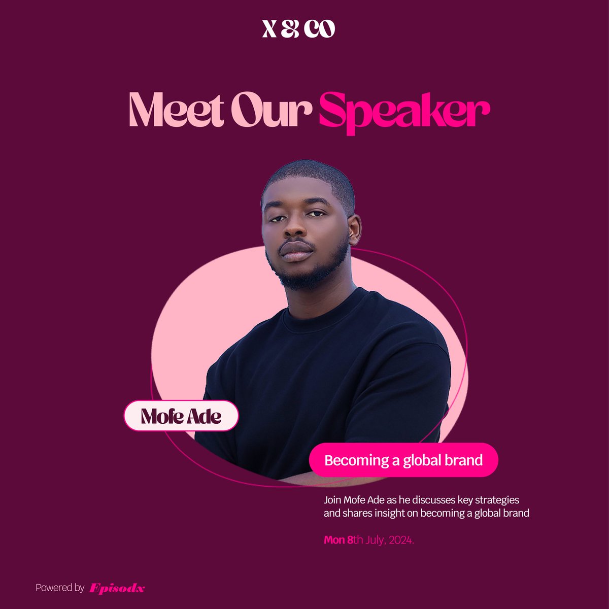 XnCoLab's tweet photo. We’re thrilled to have @mofe_ade, a creative brand strategist with 7+ years of experience as a speaker.

He'll be sharing insights from his wealth of knowledge on how to take your brand global during tomorrow’s session.
Don't miss out! https://t.co/Djtc4rPyOt