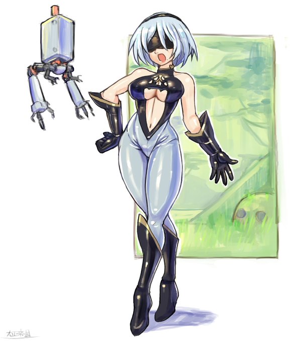 またなんか2B流行り始めてるんですか
なので過去絵。 