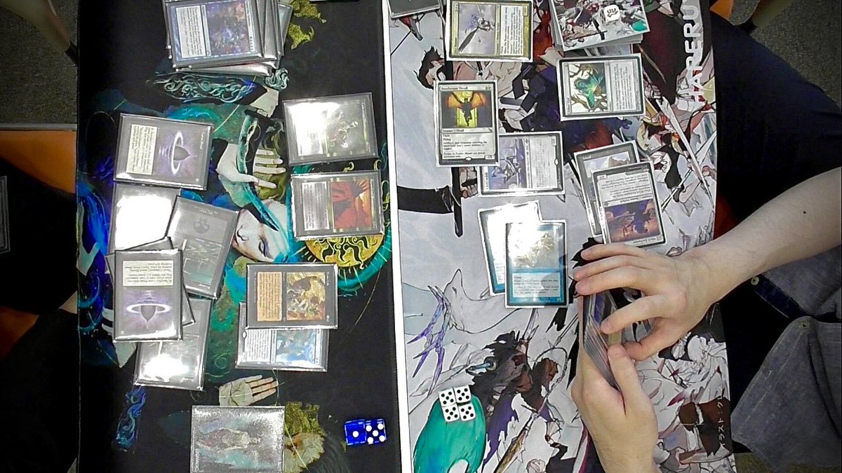 Nigred2's tweet image. 久々にヤマダさんと対戦しました☺️
1. #alpha40 浮かれすぎてPestilence で自害するシーン
2. #Power99 打ち消し対策で渾身のX15 Banefireをバウンスされるシーン
3. #レガシー 死体→無限への突入→ Drain炸裂シーン
4. #OldSchoolMagic 小心者のOrggをオラつかせるヤマダさん
またやりましょう！😊