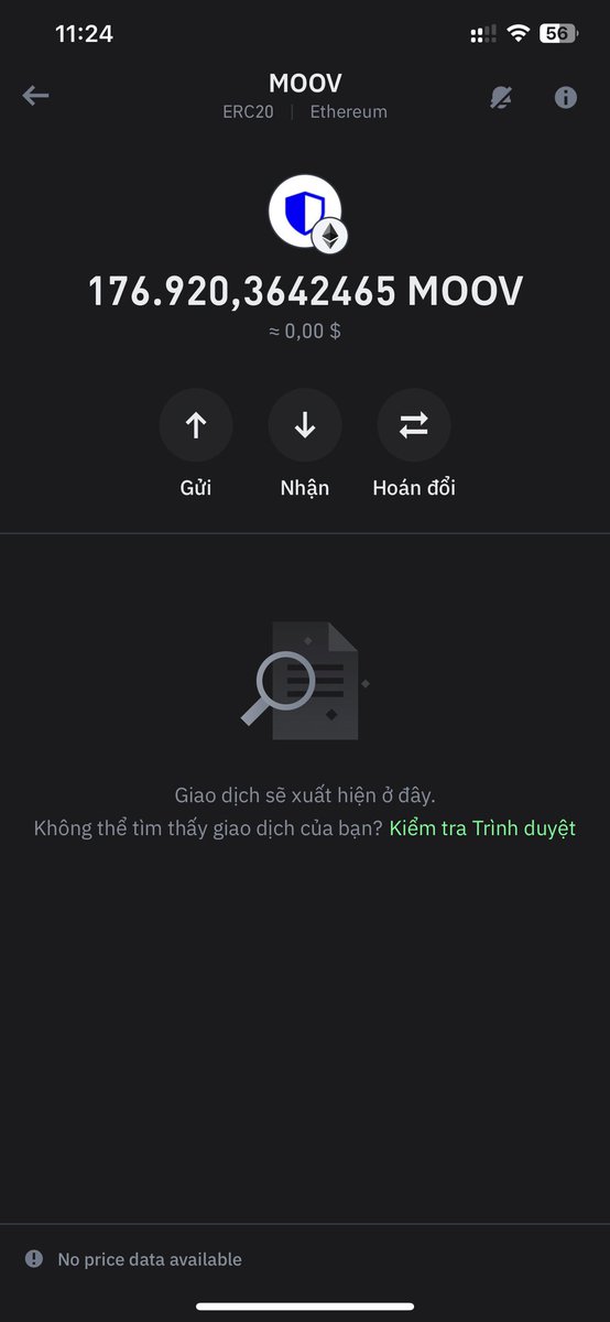 DungZozep's tweet photo. @dotmoovs Why is my $Moov on trust wallet displayed like this? https://t.co/aNvXDXexJi
