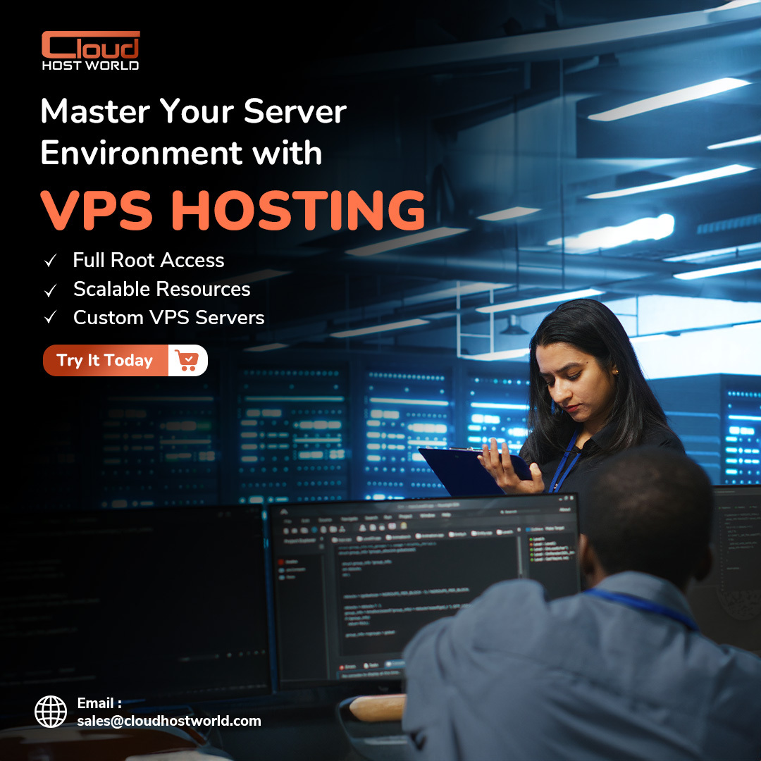 Empower Your Business 📊 with Dynamic VPS Hosting! 🌐
Get Full Root Access, Scalable Resources, 🔄 and Custom VPS Servers. 💻

Click 👉🏻 t.ly/TpN_l to achieve unparalleled flexibility and control over your hosting needs. 👩🏻‍💻

#CloudHostWorld #cloudhosting #cloudvps
