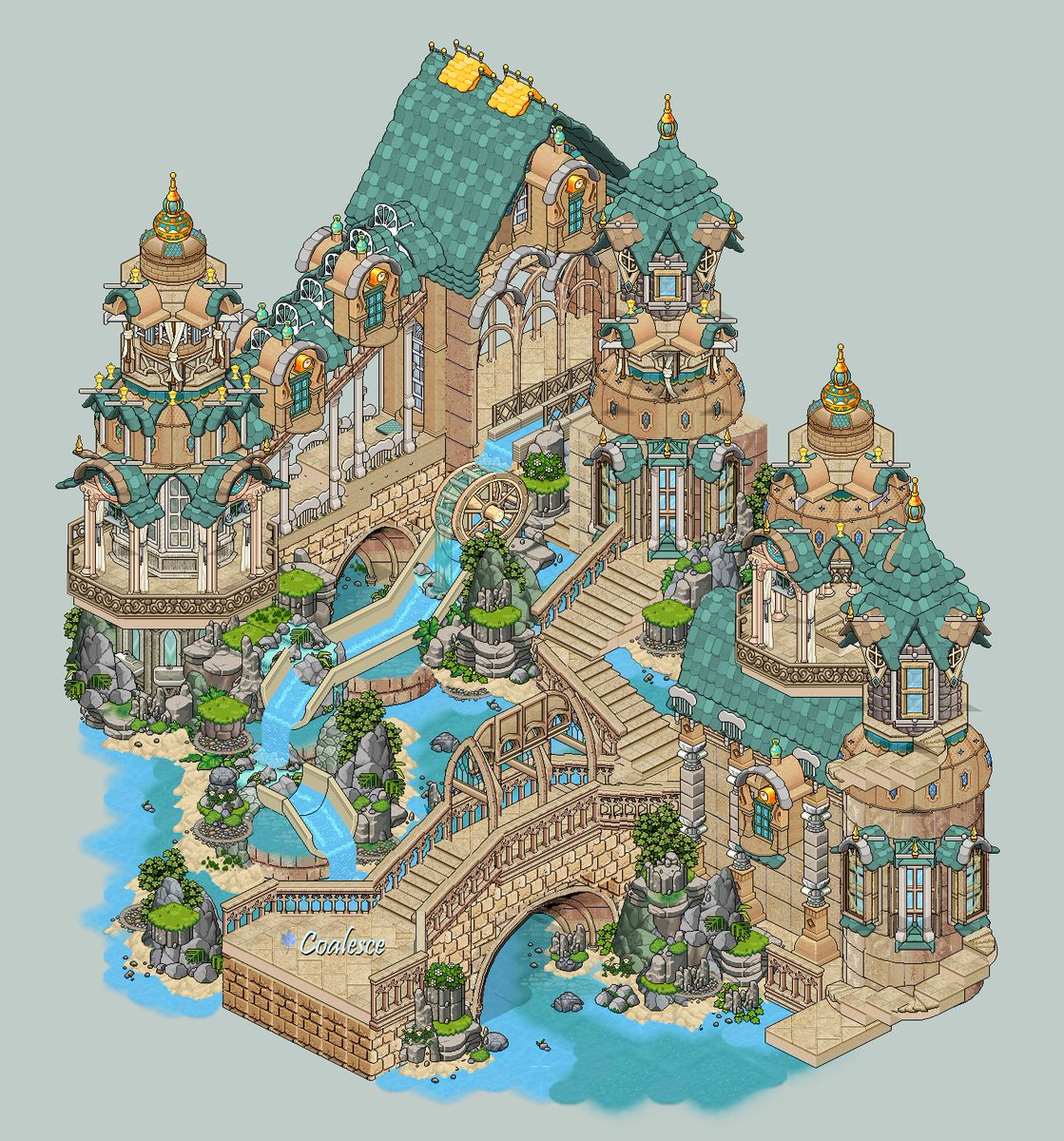 Elven Castle 🧝‍♀️🏰
ft. Bento's customs

Built on <a href="/habboxfrance/">Habbox</a> 
#retrobuilds