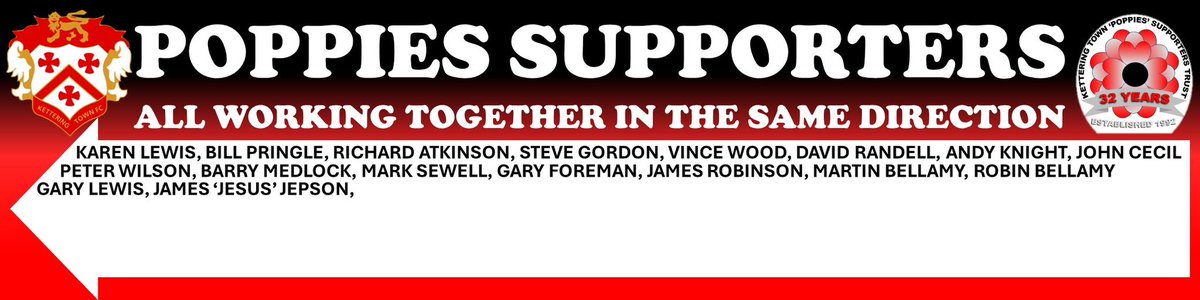 poppiestrust's tweet photo. Many thanks to Poppies Legend James Jepson - who has shown his support by adding his name to our advertising boards.
Add your name here: https://t.co/MUbi7WOJ5r
#AllWorkingTogether https://t.co/CtHPvyFslr