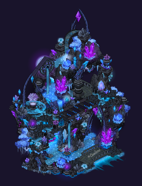 Crystal Cave ⚜️💎
Inspired by <a href="/wizardnilsa/">𝖓𝖎𝖑𝖘𝖆</a> 

Built on <a href="/habboxfrance/">Habbox</a> 
#retrobuilds