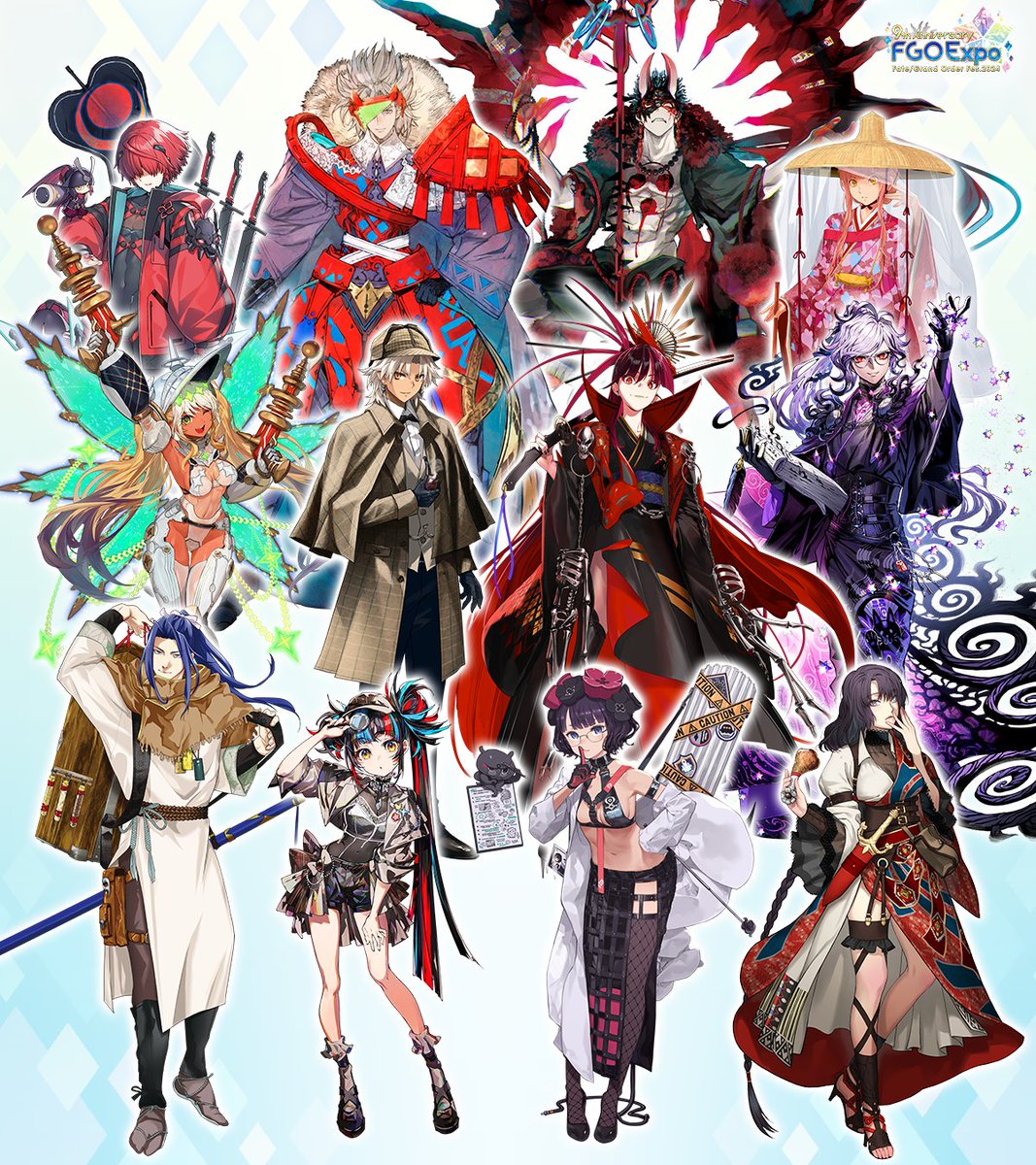 fgoproject's tweet photo. 【カルデア広報局より】
★FGO Fes. 2024情報★
「FGO Fes. 2024」のチケット先行抽選申込みは本日7月7日(日)23:59まで！
会場内では様々な体験型コンテンツ、そして特別な装いをしたサーヴァントたちが、マスターのみなさまをお待ちしております！

特設サイトはこちら→https://t.co/V4Xh0dCopG

#FGO
