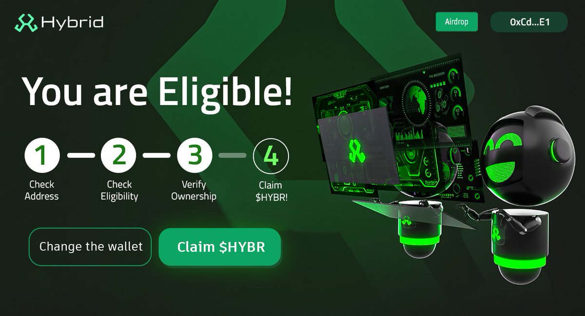 $HYBR Airdrop is coming in Q4!

6% of the supply are allocated for rewards

Cost: FREE and only 12 minutes to do

Check detailed airdrop guide 👇🧵