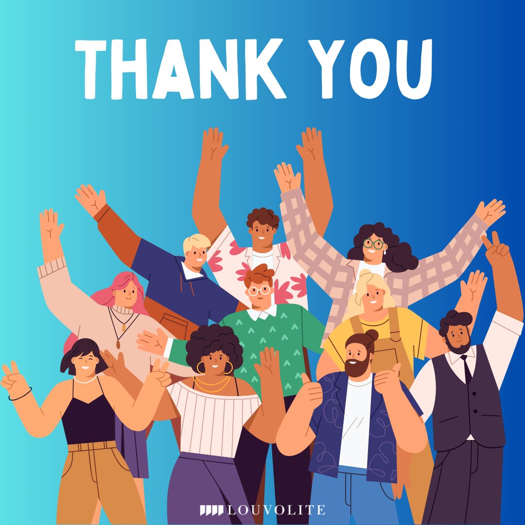 This Thank You Day... We at Louvolite want to send a huge thank you to our amazing customers, hardworking team and awesome followers. Your support means the world to us and helps us keep pushing the boundaries.

#ThankYouDay #Gratitude #AppreciationPost #ThankYouCommunity