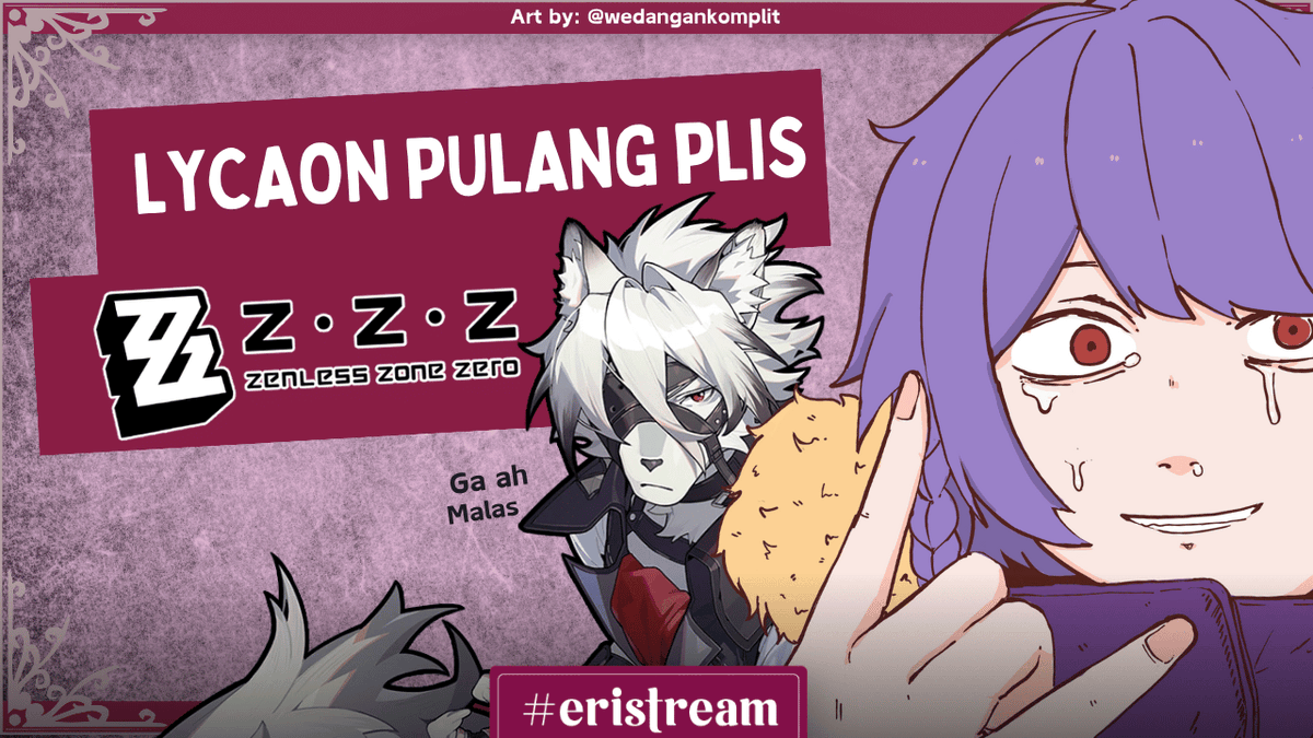 ErishiaHearn's tweet photo. 20 pull lagi plis balek aku tersoengkoer
🎨@wedangankomplit
 🪑https://t.co/PUwvHt24PN
⏰19.00 WIB 
#eristream #zzzero https://t.co/f1XSAMNQ17