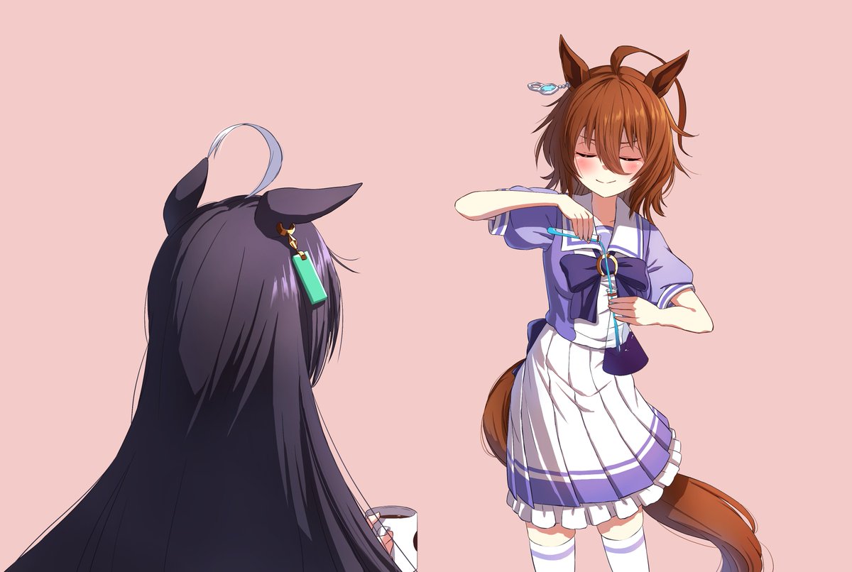 ウマ娘「カフェのこのこのこ #ウマ娘 」|ラゾ@リクエスト募集中🦍のイラスト