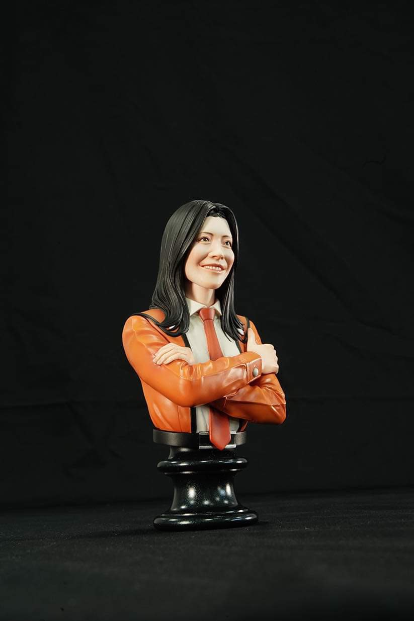 フジアキコ隊員 胸像 ソフビ製 完成品 （ブロンズ単色版） 海洋堂 未開封品 フジアキコ隊員 胸像 ソフビ製 完成品 （ブロンズ単色版） 海洋堂 未