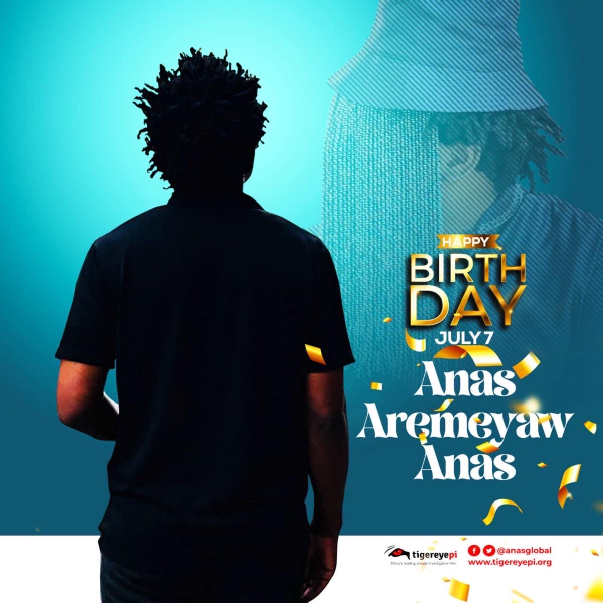 Happy birthday to our founder &amp; Executive Director <a href="/anasglobal/">Anas Aremeyaw Anas</a> 🎈