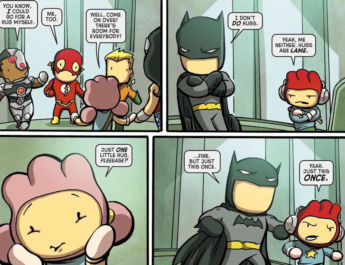 Max copying Batman is too cute 😭