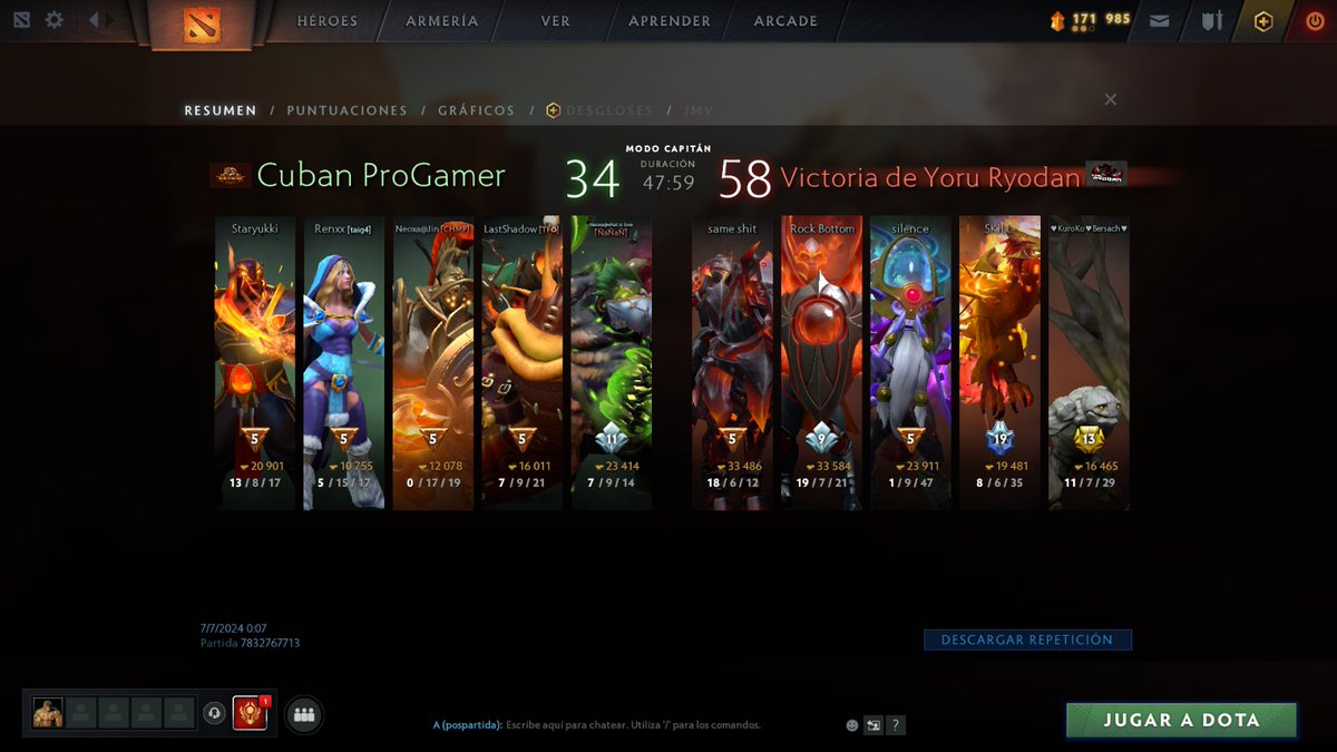 cubanprogamers's tweet photo. victoria 2 - 0 de Yoru Ryodan 

🤕 Nos vamos por el Lower braker

Próxima serie:

New School 🆚 @cubanprogamers https://t.co/iR0kyCa4ws