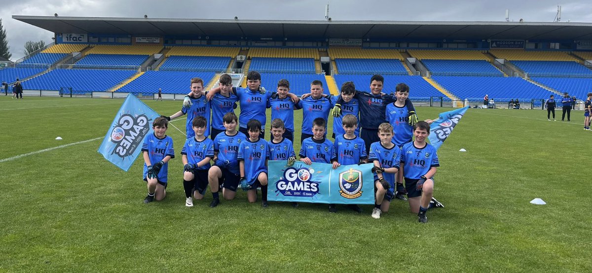 Round 2 this morning of our <a href="/RoscommonHerald/">Roscommon Herald</a> sponsored U12 ‘Hyde park Summer Series’ with <a href="/ClannGAA/">Clann na nGael 🇺🇦</a> <a href="/gaelspro/">Western Gaels GAA</a> &amp; <a href="/TulskGAA/">Tulsk GAA</a> 

July is GoGames month in Hyde Park!!

💛💙💛💙#rosgaa