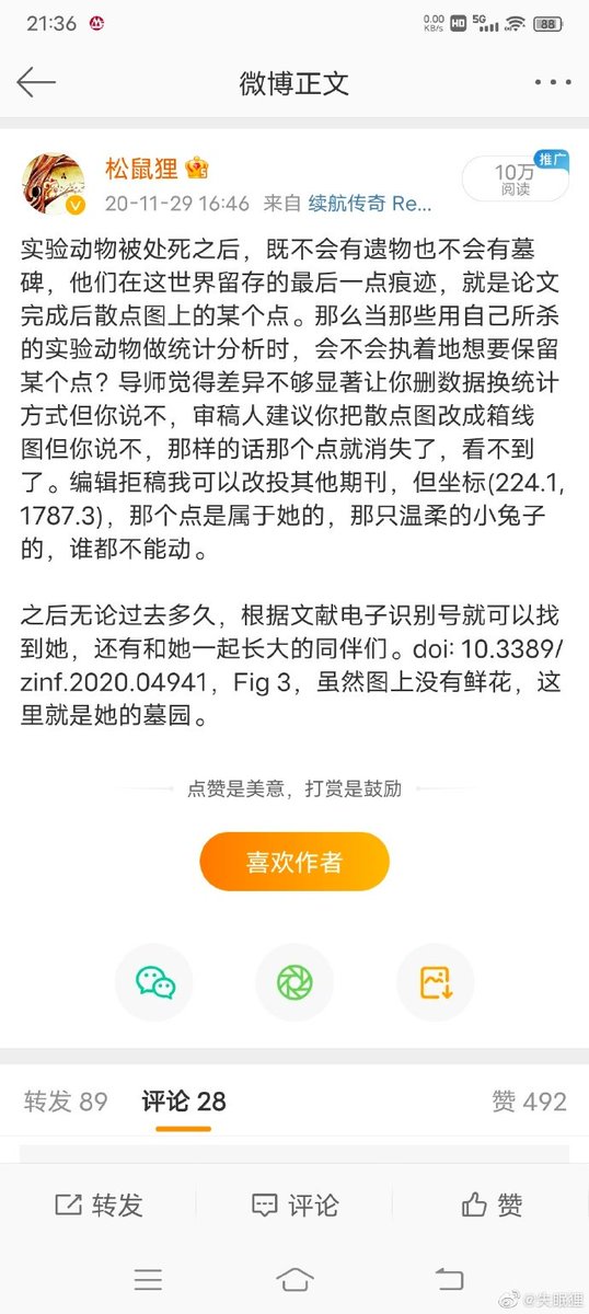 那些和实验动物产生感情的研究者的故事。/1