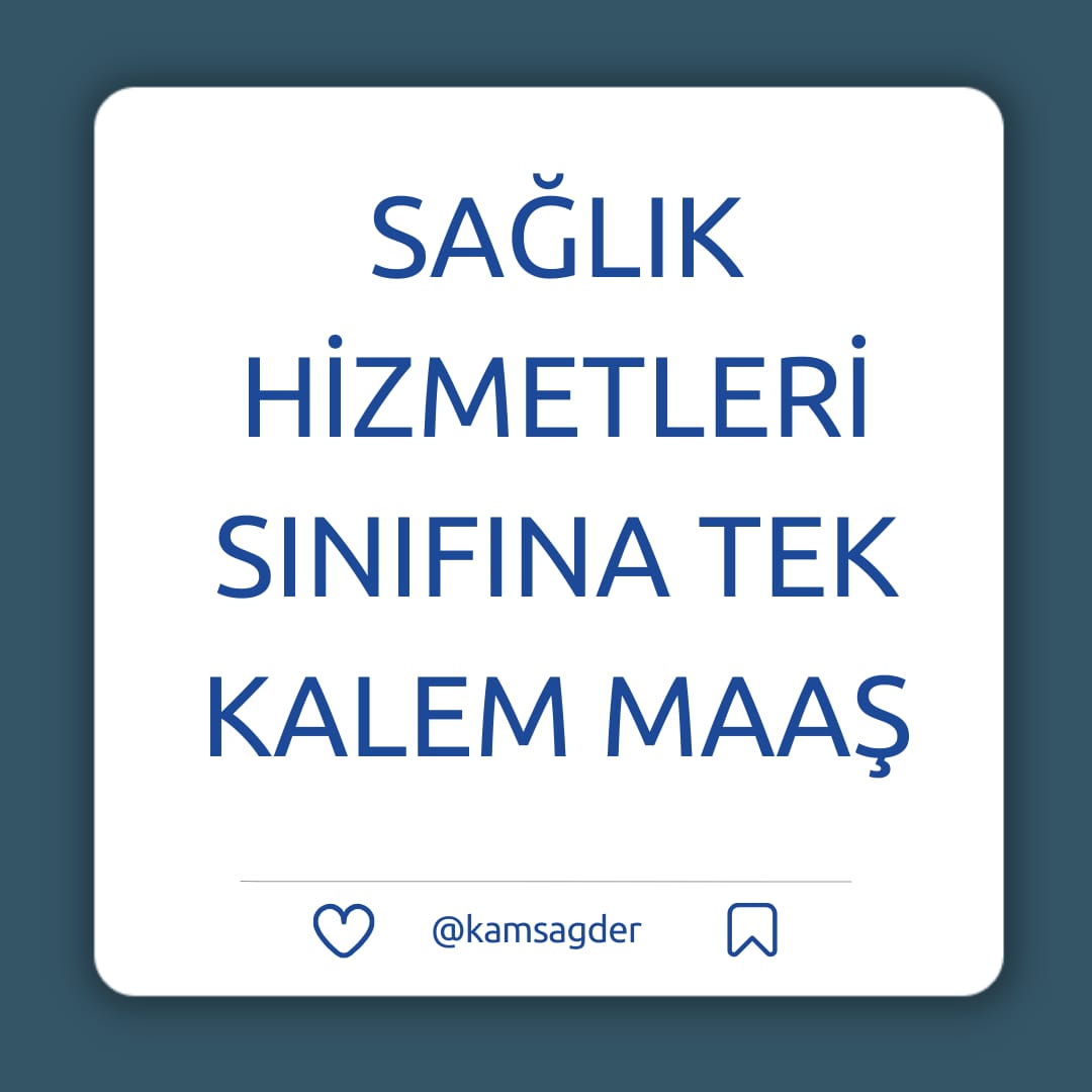 <a href="/saglikbakanligi/">T.C. Sağlık Bakanlığı</a> Aynı okullardan mezun olup aynı sınavlarla atandığımız meslektaşlarımızdan sadece SB da değiliz diye ayrıştırılmak istemiyoruz. Aynı sağlık hizmetini veriyoruz neden yok sayılıyoruz. <a href="/kamsagder/">KAMU SAĞLIKÇILARI DERNEĞİ</a> <a href="/aylinyaman_/">Dr. Aylin Yaman</a> <a href="/drmemisoglu/">Prof. Dr. Kemal Memişoğlu</a> <a href="/MhpTbmmGrubu/">MHP TBMM Grubu #MHP</a> <a href="/RTErdogan/">Recep Tayyip Erdoğan</a> <a href="/saglikbakanligi/">T.C. Sağlık Bakanlığı</a> #bizdesağlıkçıyız