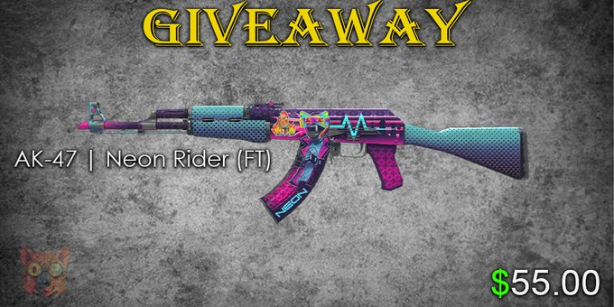 Molto_Niico's tweet photo. ✨CS2 $55.00 Giveaway✨

📢To Enter:

✅Follow me &amp; @CryptoHyena0
🔁Retweet + Like

✅Retweet/Tag friends on quoted tweet 
       (Show Proof)

⏰Ends on July 31 https://t.co/hzxneqA6Bz