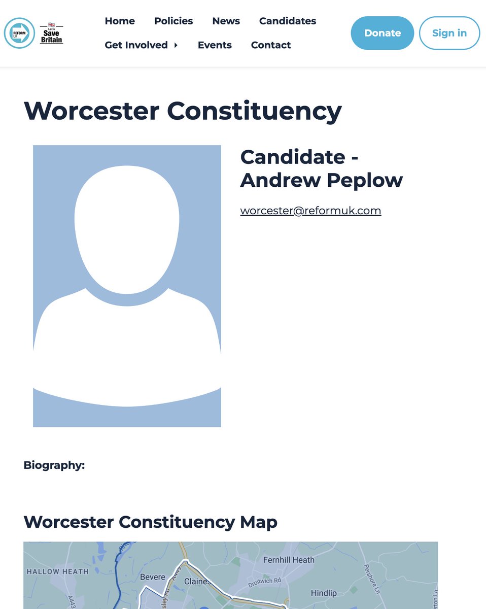 I found it very odd that my local Reform candidate didn't turn up to the two hustings I attended &amp; had no social media. Did any of the candidates I follow here, <a href="/tomcollinsworcs/">Tom Collins MP</a> <a href="/Mbayliss14/">Marc Bayliss</a> or <a href="/torgreenparty/">Tor Pingree 🌱</a> actually meet the mysterious "Andrew Peplow"?