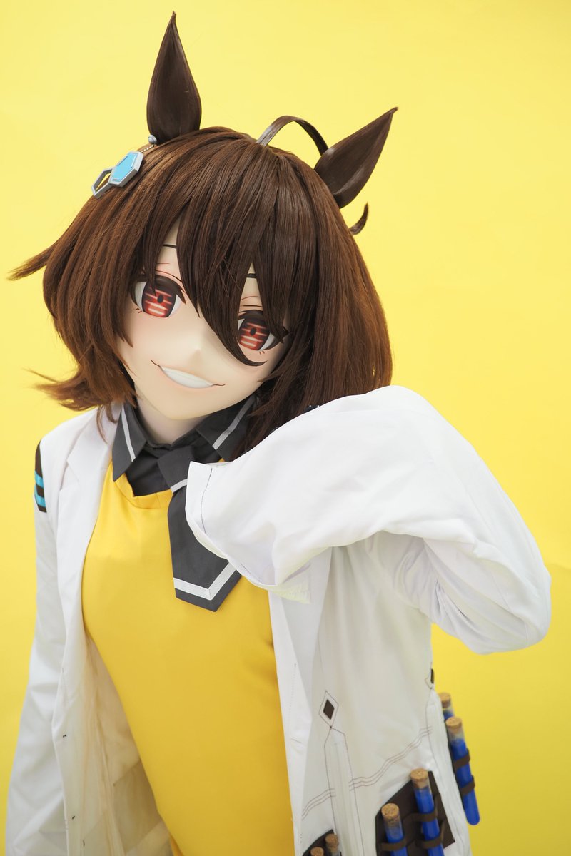 ましろ　ウマ娘 アグネスタキオン 着ぐるみ マスク コスプレ ましろ様専用 ウマ娘 アグネスタキオン 着ぐるみ マスク
