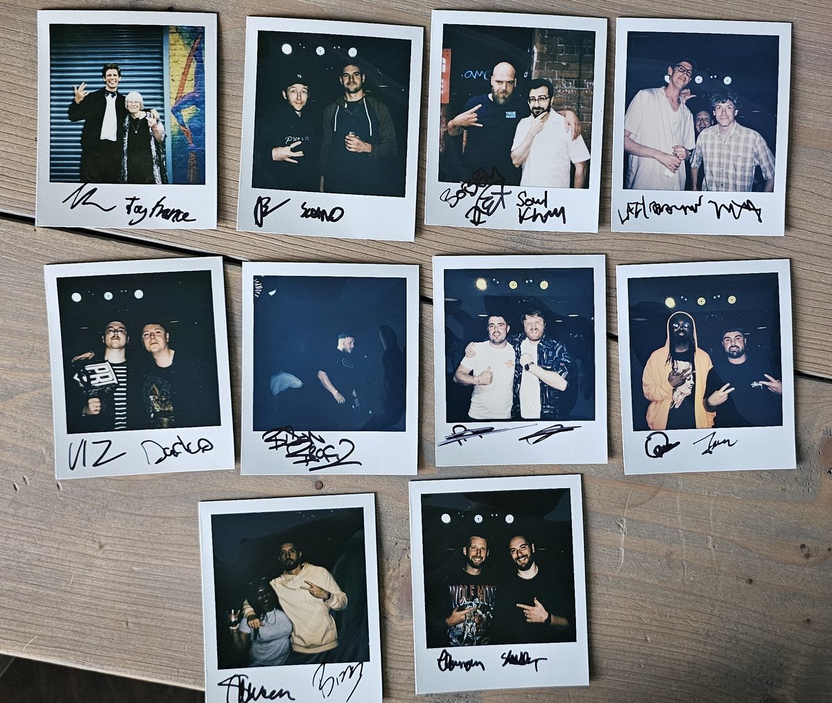 rickcharlesuk's tweet image. All the polaroids from Belfast yesterday at @PremierBattle @RapIsFull