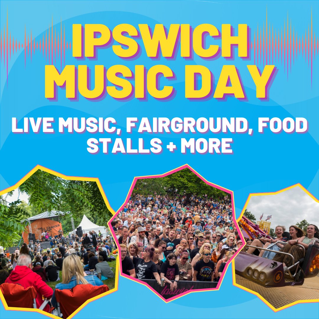 We are getting ready to welcome everyone to Ipswich Music Day Christchurch Park today.
The UK's largest free one day music festival.
6 fantastic stages across the park with an array of musical talent.
We hope you all have a great day.