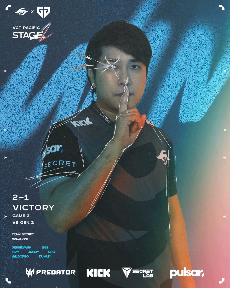 teamsecret's tweet photo. NOTHING IS IMPOSSIBLE!

Today we defeat the giants.

#LabanSecret #ItLiesWithin https://t.co/HFNYpRieuL